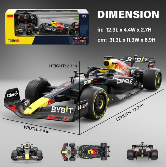 Rastar Authentic Licensed Redbull Rb18 RC Car - Detailed Design, 2.4GHz Control