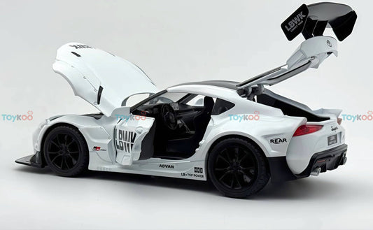 Toyota Supra GR LBWK 1:18 Diecast Scale Model Car - Big Car
