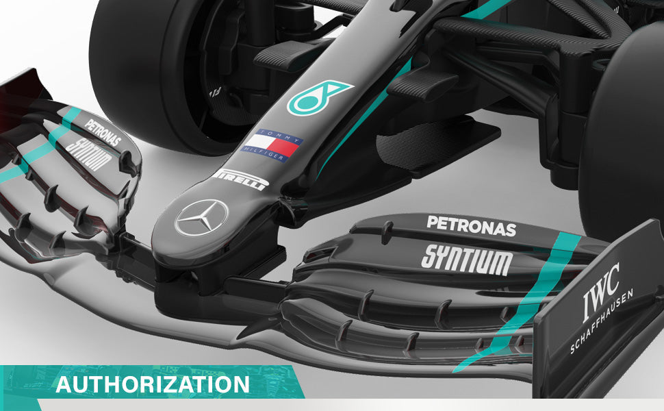 Rastar Authentic Licensed Mercedes-benz F1 W11 RC Car - Detailed Design, 2.4GHz Control