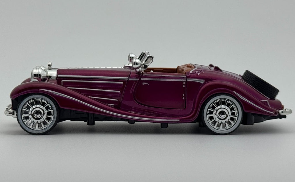 1936 Mercedes Benz 500K 1:24 Roadster Diecast Model car collectible | Assorted Colors