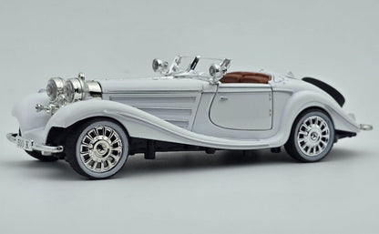 1936 Mercedes Benz 500K 1:24 Roadster Diecast Model car collectible | Assorted Colors