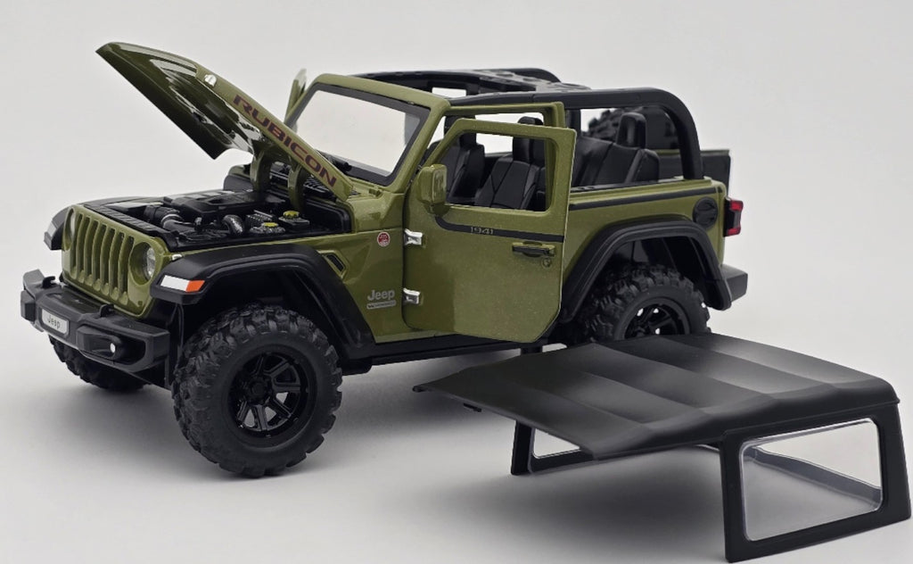 Jeep Wrangler Rubicon 1:24 Diecast Scale Model Car
