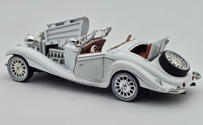 1936 Mercedes Benz 500K 1:24 Roadster Diecast Model car collectible | Assorted Colors
