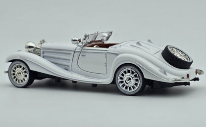 1936 Mercedes Benz 500K 1:24 Roadster Diecast Model car collectible | Assorted Colors