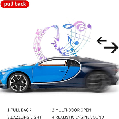 BUGATTI CHIRON METAL 1:24 DIE-CAST