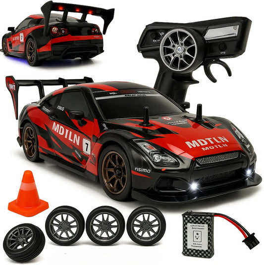 High Speed Drift RC Car – 25 km/h, 4X4 (1:16)(Red Track)
