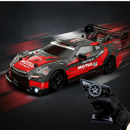High Speed Drift RC Car – 25 km/h, 4X4 (1:16)(Red Track)