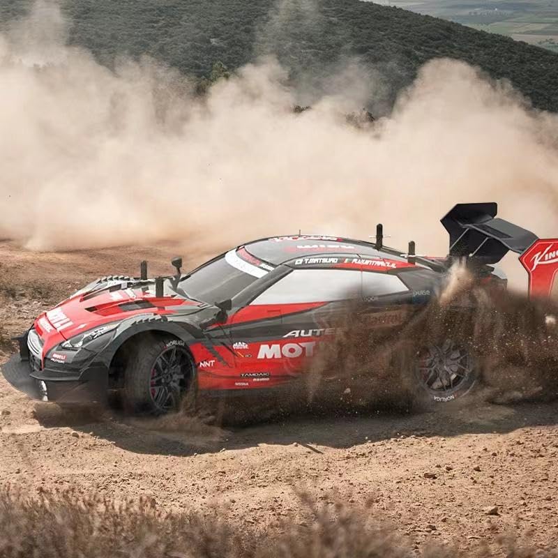 High Speed Drift RC Car – 25 km/h, 4X4 (1:16)(Red Track)
