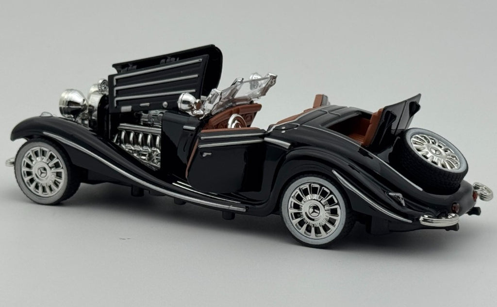 1936 Mercedes Benz 500K 1:24 Roadster Diecast Model car collectible | Assorted Colors