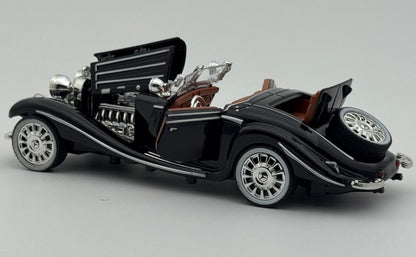 1936 Mercedes Benz 500K 1:24 Roadster Diecast Model car collectible | Assorted Colors