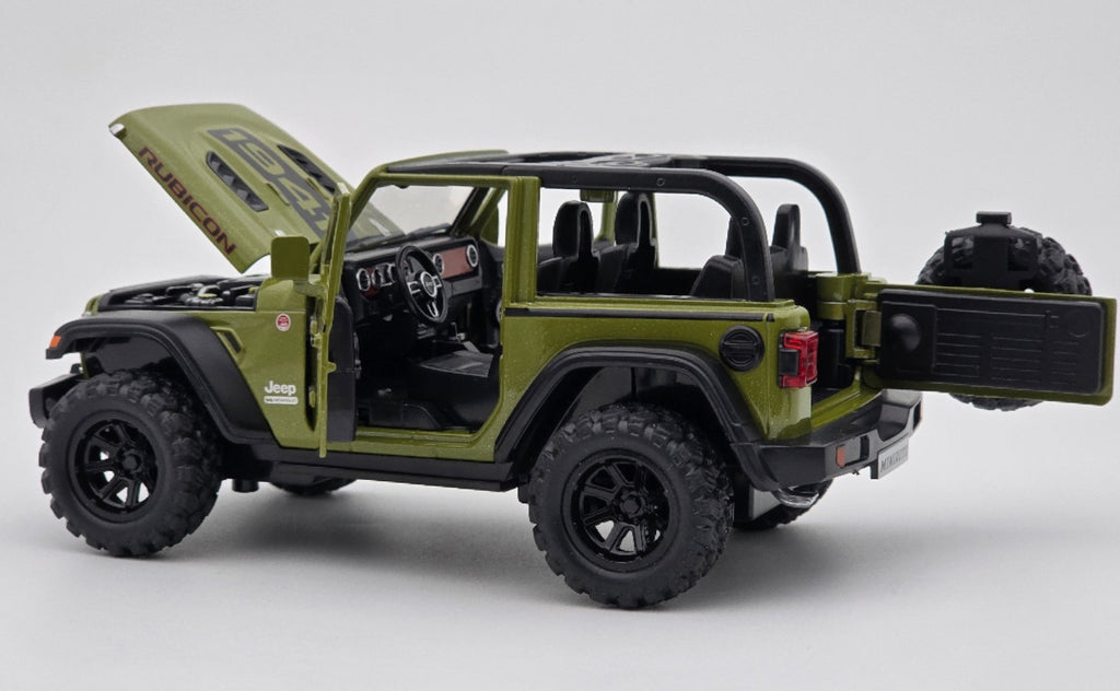 Jeep Wrangler Rubicon 1:24 Diecast Scale Model Car
