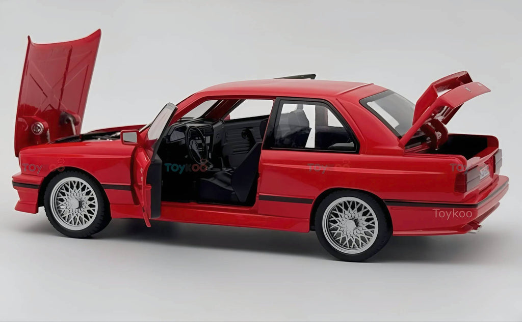 1988 BMW 3 Series M3 E30 1:18 diecast Scale Model car - Big Car
