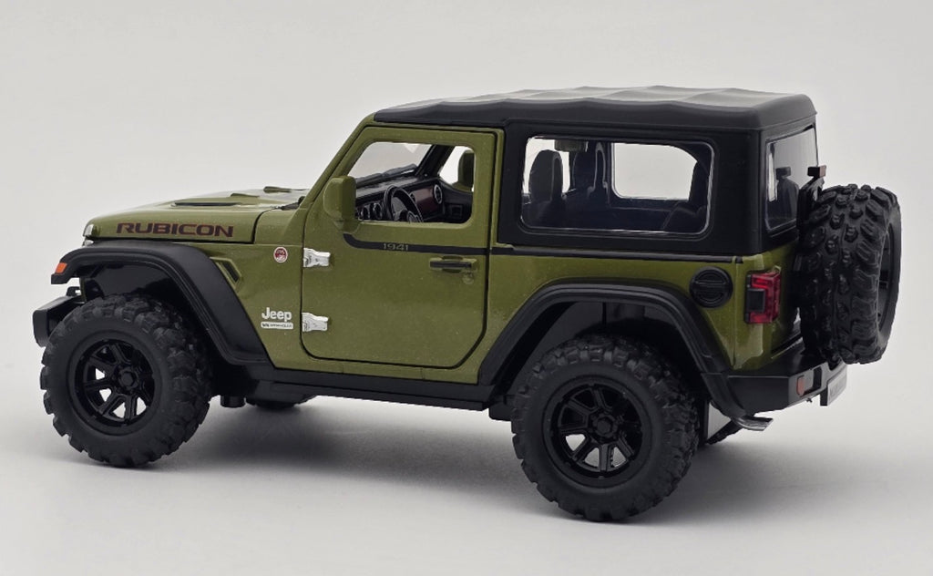 Jeep Wrangler Rubicon 1:24 Diecast Scale Model Car