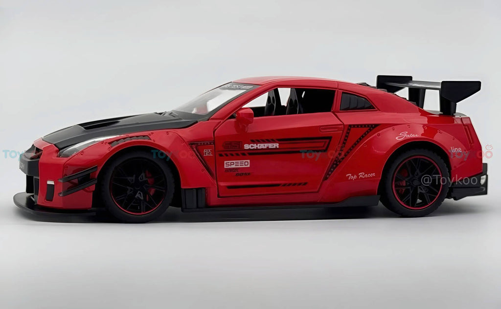 Nissan GTR-R R35 Schafer 1:18 Diecast Scale Model Miniature Car (Big Size)