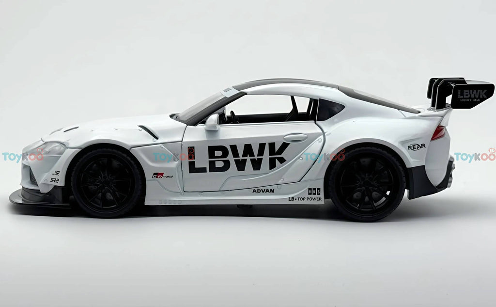 Toyota Supra GR LBWK 1:18 Diecast Scale Model Car - Big Car