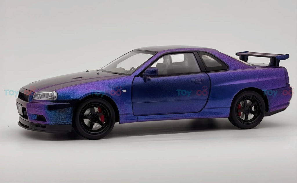 Nissan Skyline GT-R R34 1:18 Diecast Model Car - Big Car