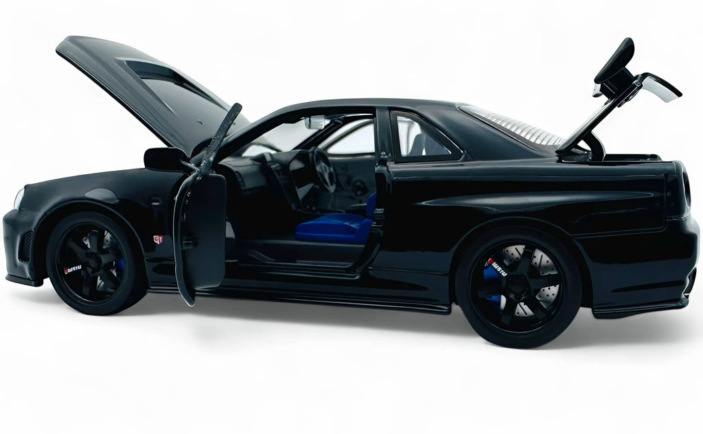Nissan Skyline GT-R R34 1:18 Diecast Model Car - Big Car