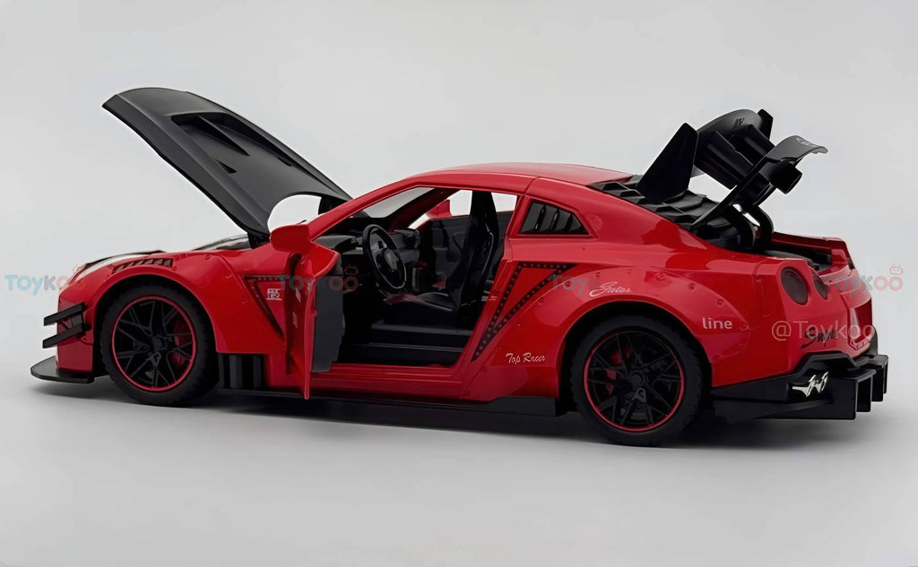 Nissan GTR-R R35 Schafer 1:18 Diecast Scale Model Miniature Car (Big Size)