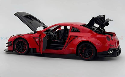 Nissan GTR-R R35 Schafer 1:18 Diecast Scale Model Miniature Car (Big Size)