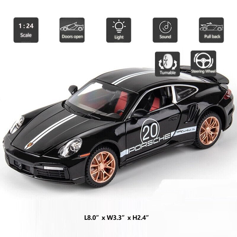 Porsche 911 1:24 Diecast Scale Model Car Collectible