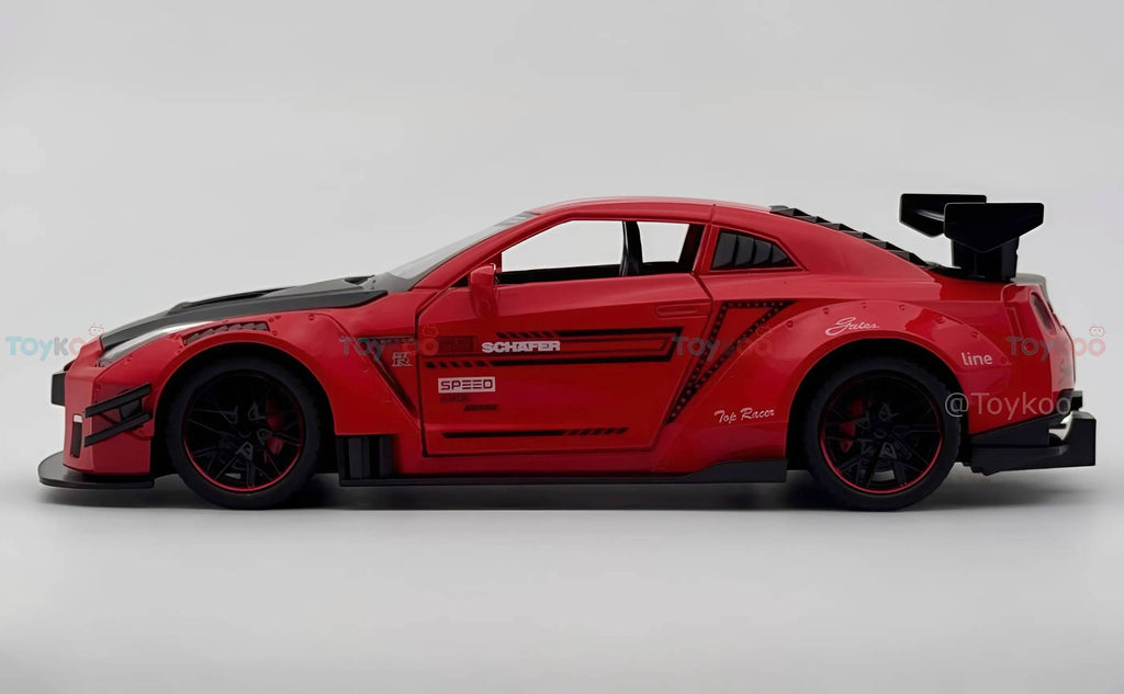Nissan GTR-R R35 Schafer 1:18 Diecast Scale Model Miniature Car (Big Size)