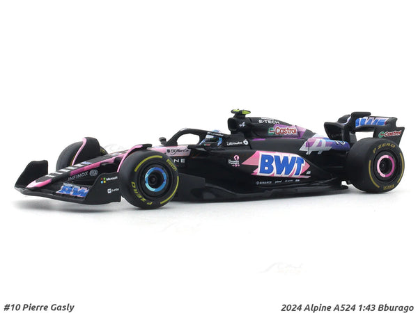 2024 Alpine A524 No. 10 Pierre Gasly 1:43 scale diecast model car