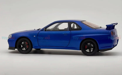Nissan Skyline GT-R R34 1:18 Diecast Model Car - Big Car