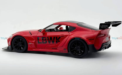 Toyota Supra GR LBWK 1:18 Diecast Scale Model Car - Big Car