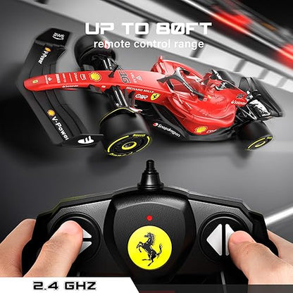 Rastar Authentic Licensed Ferrari F1 75 RC Car - Detailed Design, 2.4GHz Control