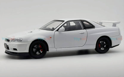 Nissan Skyline GT-R R34 1:18 Diecast Model Car - Big Car