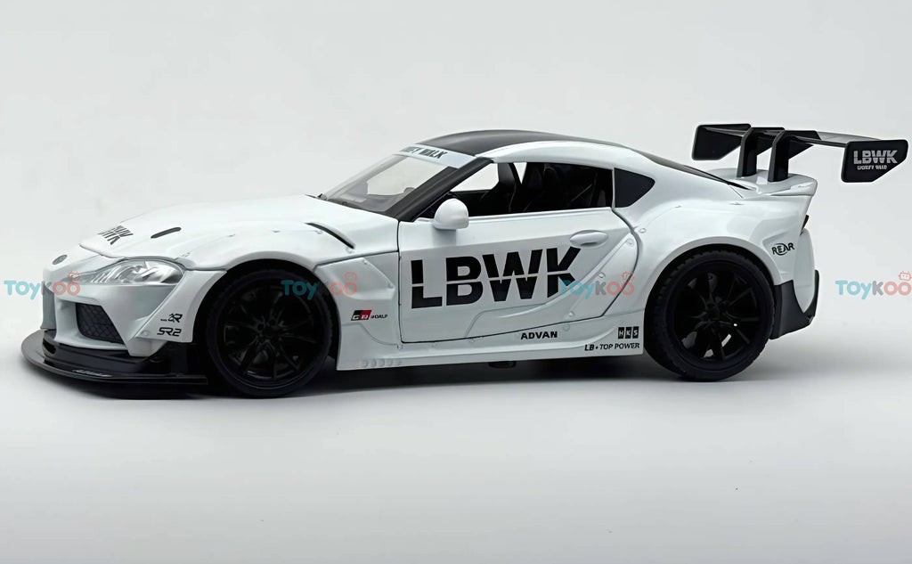 Toyota Supra GR LBWK 1:18 Diecast Scale Model Car - Big Car