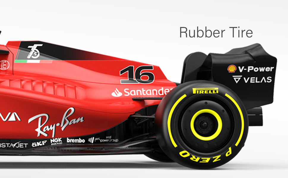 Rastar Authentic Licensed Ferrari F1 75 RC Car - Detailed Design, 2.4GHz Control