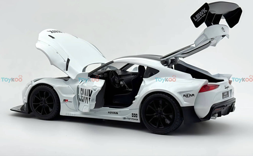 Toyota Supra GR LBWK 1:18 Diecast Scale Model Car - Big Car