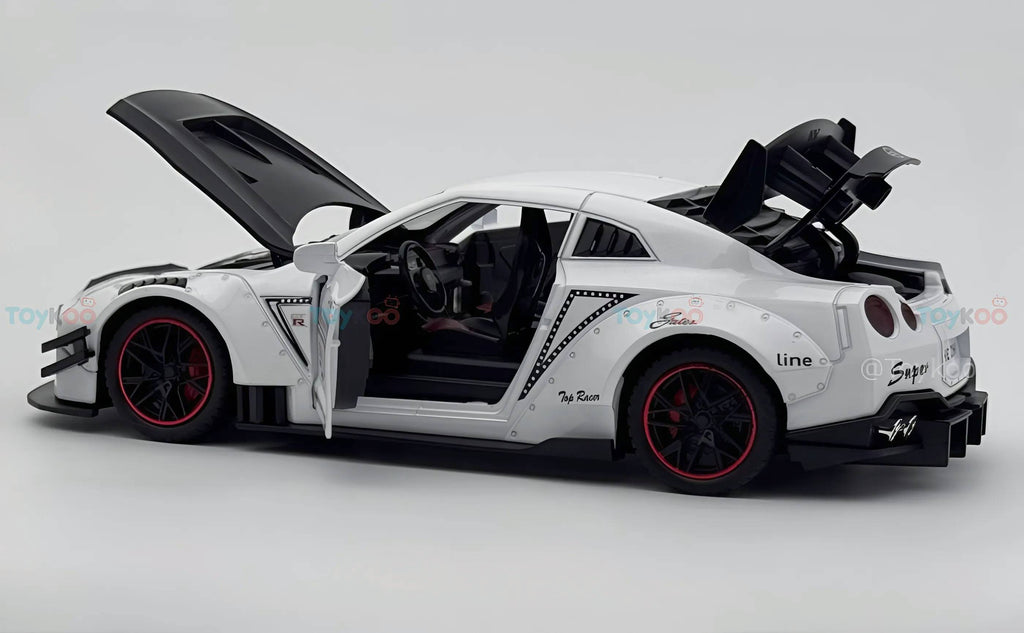 Nissan GTR-R R35 Schafer 1:18 Diecast Scale Model Miniature Car (Big Size)