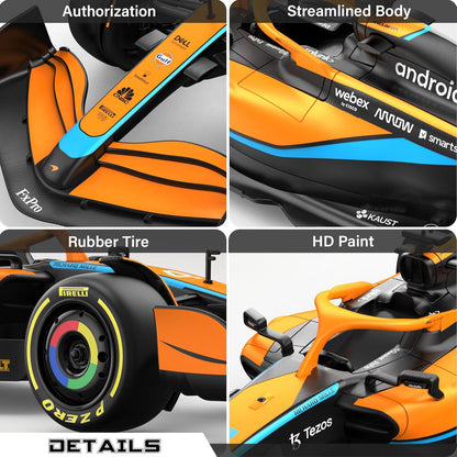 Rastar Authentic Licensed McLaren F1 MCL36 RC Car - Detailed Design, 2.4GHz Control