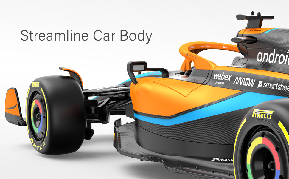 Rastar Authentic Licensed McLaren F1 MCL36 RC Car - Detailed Design, 2.4GHz Control