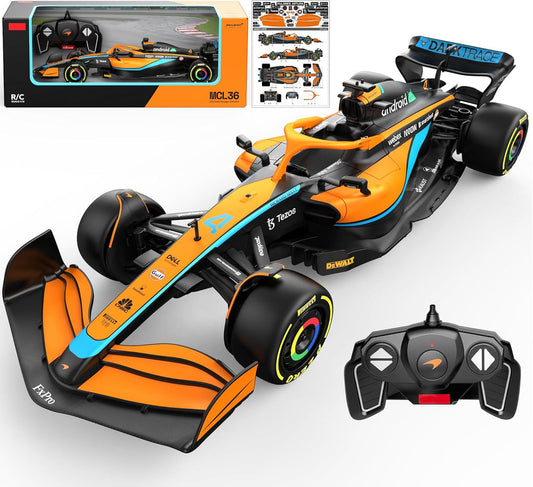 Rastar Authentic Licensed McLaren F1 MCL36 RC Car - Detailed Design, 2.4GHz Control