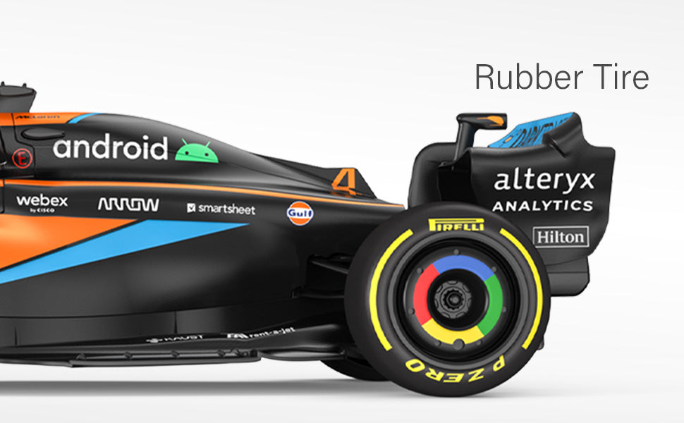 Rastar Authentic Licensed McLaren F1 MCL36 RC Car - Detailed Design, 2.4GHz Control