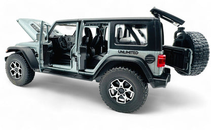 Jeep Wrangler 1:24 diecast scale model car collectible.