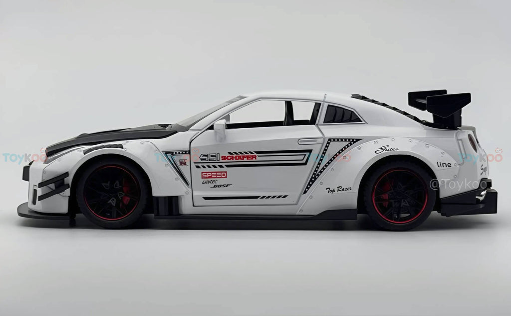 Nissan GTR-R R35 Schafer 1:18 Diecast Scale Model Miniature Car (Big Size)