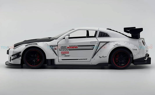 Nissan GTR-R R35 Schafer 1:18 Diecast Scale Model Miniature Car (Big Size)
