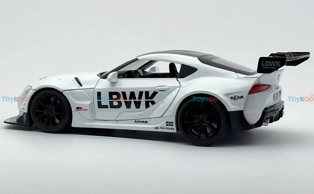 Toyota Supra GR LBWK 1:18 Diecast Scale Model Car - Big Car