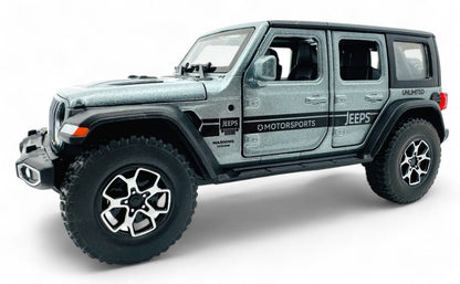 Jeep Wrangler 1:24 diecast scale model car collectible.