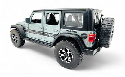 Jeep Wrangler 1:24 diecast scale model car collectible.