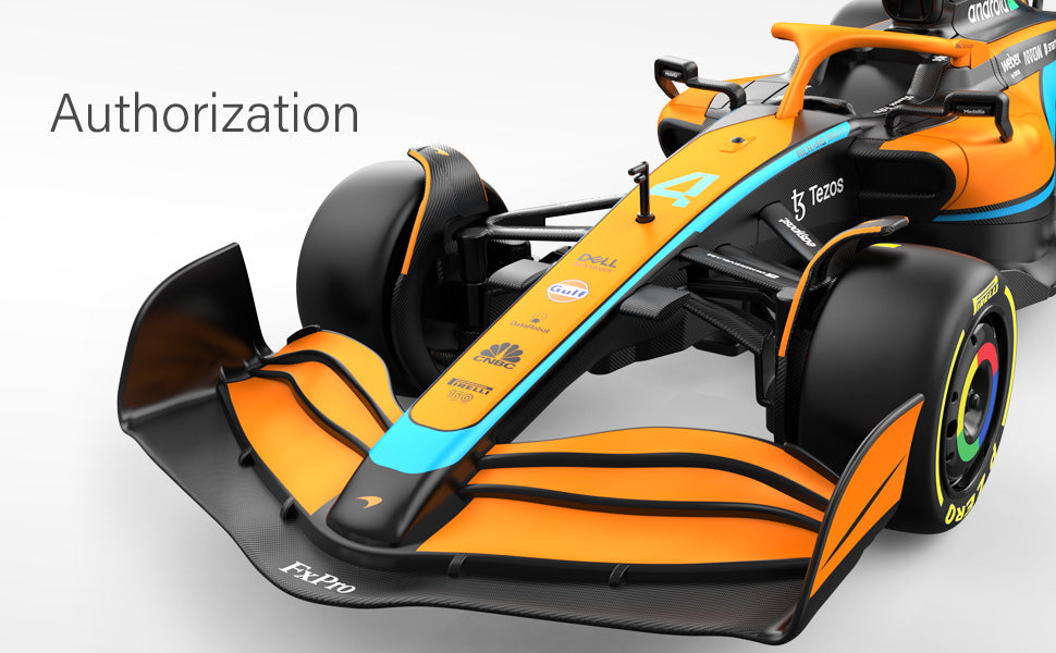 Rastar Authentic Licensed McLaren F1 MCL36 RC Car - Detailed Design, 2.4GHz Control