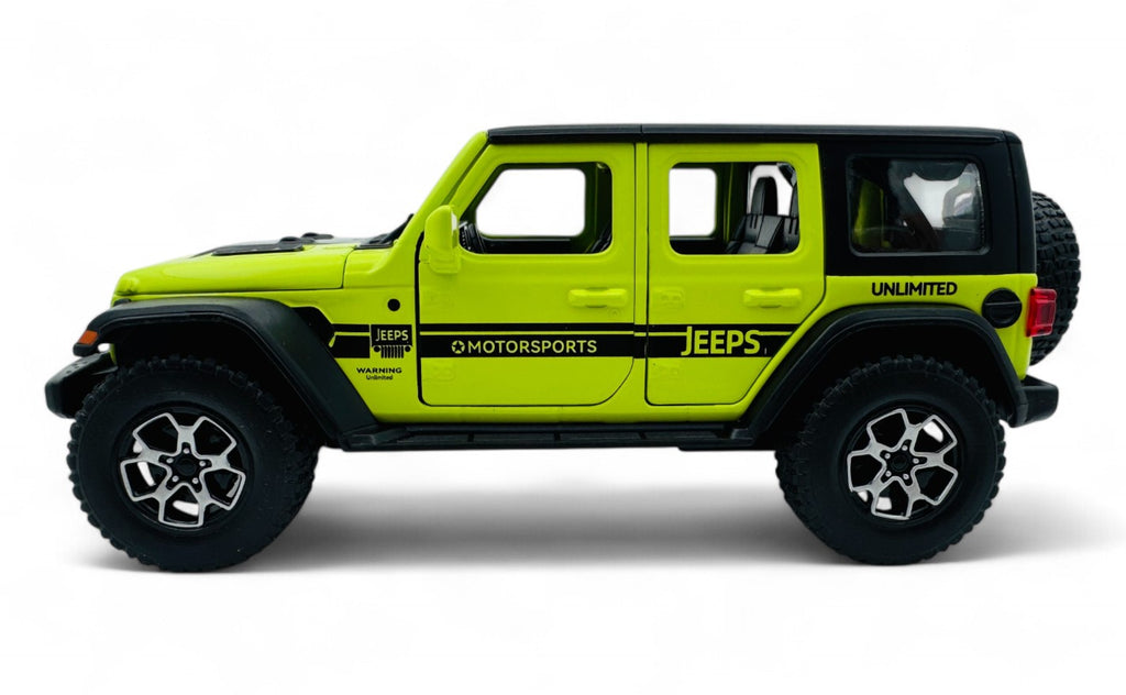 Jeep Wrangler 1:24 diecast scale model car collectible.