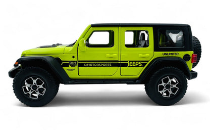Jeep Wrangler 1:24 diecast scale model car collectible.