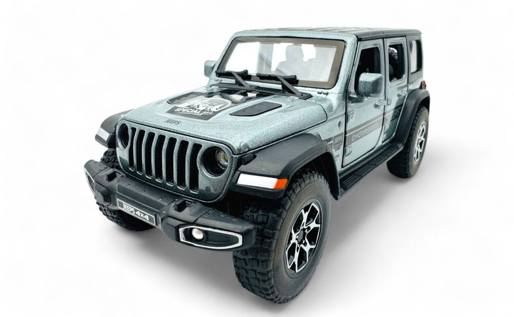 Jeep Wrangler 1:24 diecast scale model car collectible.
