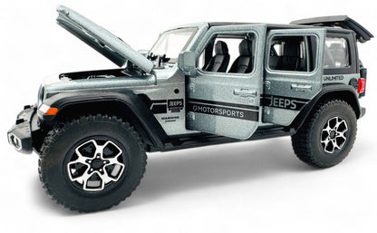 Jeep Wrangler 1:24 diecast scale model car collectible.
