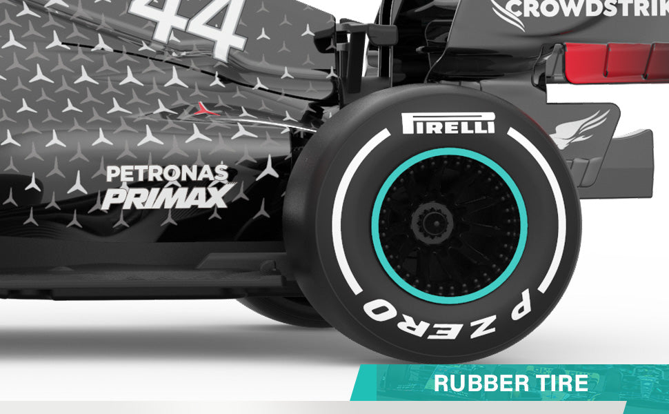 Rastar Authentic Licensed Mercedes-benz F1 W11 RC Car - Detailed Design, 2.4GHz Control